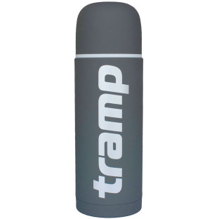 Термос TRAMP Soft Touch 1 л Grey фото
