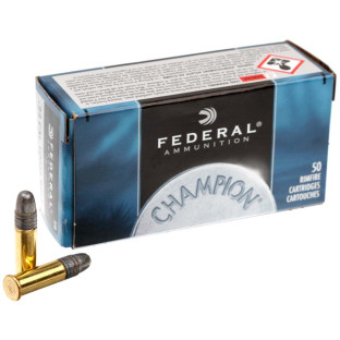 Патрон Federal Champion кал. 22 LR куля LRN, маса 2.59 гр/40 гран фото