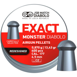 Кулі JSB Diabolo Exact Monster Redesigned (4.52 мм, 0.87 г, 400 шт.) фото