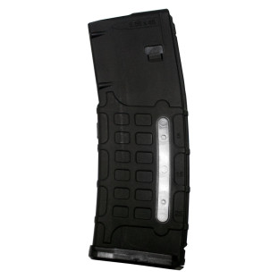 Магазин кал. 223 Rem (5,56x45) для AR15/M4 на 30 патронів з вікном (полімер) чорний фото