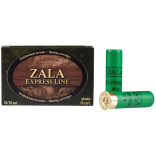 Патрон Zala Arms Express кал. 16/70 дробь № 2/0 (4,50 мм), навеска 27 г фото