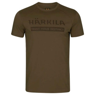 Футболка Harkila logo T-Shirt  (S, Зеленый) фото
