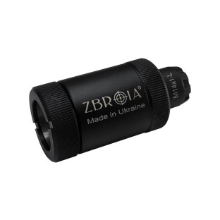Пламегаситель ZBROIA для AK кал. 7,62 Резьба M14x1L фото