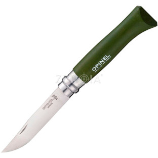 Нож Opinel №8 Inox зеленый фото