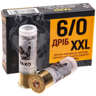 Патроны ТАХО XXL кал. 16/70 дробь №6/0, навеска 31 гр фото