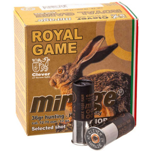 Патрон Mirage T4 Royal Game кал. 12/70 дріб №2, навіска 36 гр фото