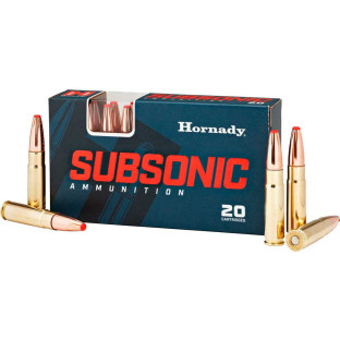 Патрон Hornady Subsonic кал. 300 Whisper/Blackout куля Sub-X, маса 12.3 гр/190 гран фото