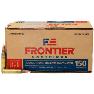Патрон Hornady Frontier кал. 5,56x45 (.223 Rem) куля HP, маса 3.56 гр/55 гран фото