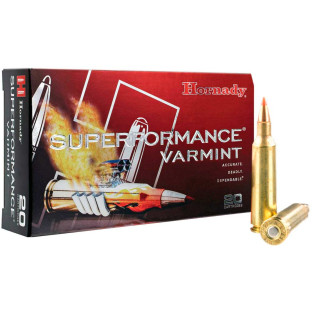 Патрон Hornady Superformance кал. 22-250 Rem куля V-Max, маса 3.2 гр/50 гран фото