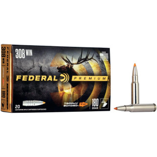 Патрон Federal Vital-Shok кал. 308 Win куля Trophy Bonded Tip, маса 11.6 гр/180 гран фото