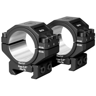 Кольца Discovery 6061 Aluminum Heavy-Duty Scope Mount (34/30 мм) Low на Weaver/Picatinny фото