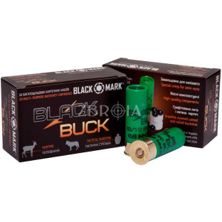 Патрон Black Mark Black Buck кал. 12/70 картеч 8,6 мм, навіска 34 гр фото