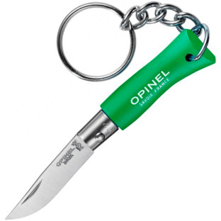 Нож Opinel Keychain №2 Inox зеленый фото