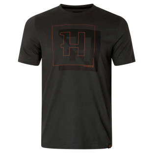 Футболка Harkila H-logo S/S T-Shirt (L, Рhantom) фото