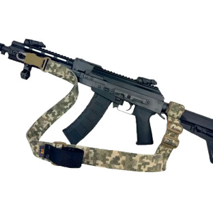 Ремень RAGNAROK TYR carbine оружейный одно/двухточечный с дополнительным креплением. Пиксель фото