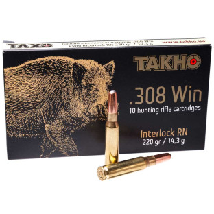 Патрон ТАХО кал. 308 Win Interlock RN фото