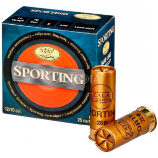 Патрон Zala Arms Sporting кал. 12/70 дробь №7.5, навеска 28 гр фото