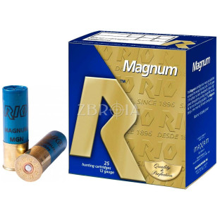 Патрон RIO Magnum кал. 12/76 дріб №4/0, навіска 50 гр фото