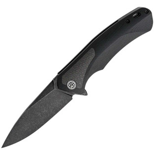 Нож Petrified Fish Pub Carbon 0Fiber/G10, Black Stonewashed (PF838CDW) фото