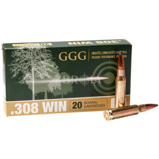Патрон GGG кал. 308 Win куля Sierra GameKing SBT, маса 10.69 гр/165 гран фото