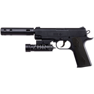 Пневматический пистолет Crosman TAC1911BB фото