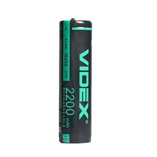 Аккумулятор Videx 18650 Li-Ion 2200mAh с защитой фото
