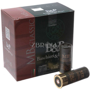 Патрон B&P MB Classic Universal кал. 12/70 дріб №5, навіска 32 гр фото
