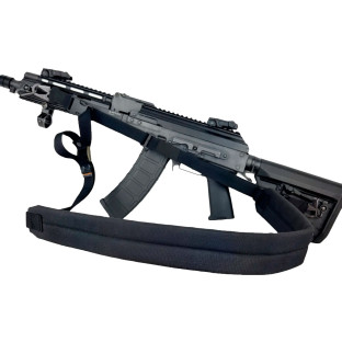 Ремень оружейный RAGNAROK трехточечный с широким наплечником «KRAKEN» carbine Черный фото