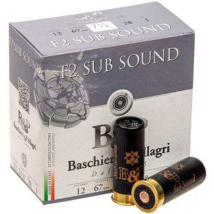 Патрон B&P F2 Sub Sound кал. 12/67 дріб №7.5, навіска 28 гр фото