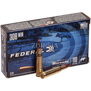 Патрон Federal Varmint&Predator кал. 308 Win пуля Hornady V-Max, масса 7.13 гр/110 гран фото