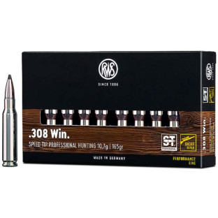 Патрон RWS Short Rifle кал. 308 Win пуля Speed Tip Pro, масса 10.7 гр/165 гран фото