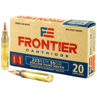 Патрон Hornady Frontier кал. 223 Rem куля HP Match, маса 3.56 гр/55 гран фото