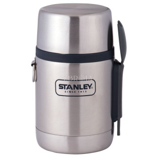 Термос для еды Stanley 0.5л ц:серебро (с ложкой) фото