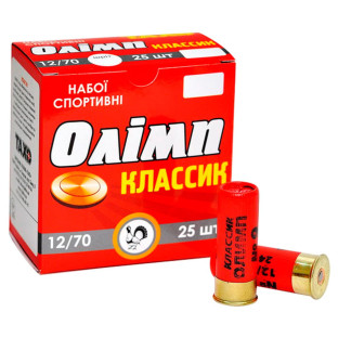 Патрон ТАХО Олімп Класік кал. 12/70 дріб №7 навіска 24 гр фото
