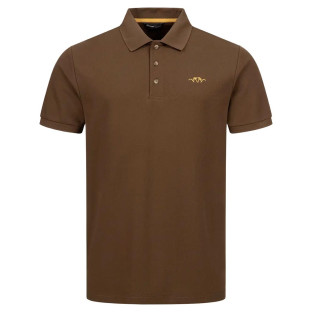 Тениска поло Blaser Active Outfits Solid Polo Shirt (2XL, Коричневый) фото