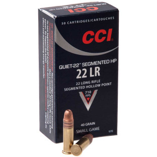 Патрон CCI Quiet-22 кал. 22 LR куля CPSHP, маса 2.59 гр/40 гран фото
