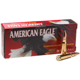 Патрон Federal American Eagle кал. 7,62x39 пуля FMJ, масса 8 гр/124 гран фото