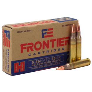 Патрон Hornady Frontier кал. 5,56x45 (.223 Rem) куля HP, маса 3.56 гр/55 гран фото
