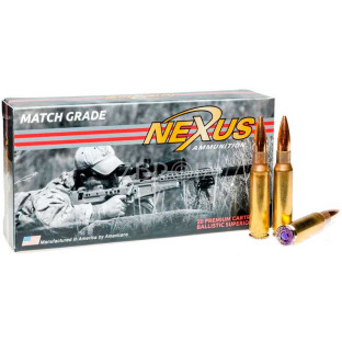 Патрон Nexus кал. 223 Rem куля Sierra MatchKing HPBT, маса 5 гр/77 гран фото
