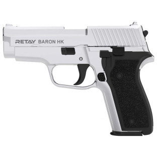 Шумовой пистолет Retay Arms Baron HK Nickel фото