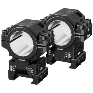 Кольца Discovery Adjustable Scope Rings (25.4/30 мм) Tube 6-Level Height на Weaver/Picatinny фото
