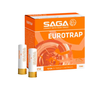 Патрон SAGA EUROTRAP кал. 12/70 дріб № 7.5 наважка 24 г фото