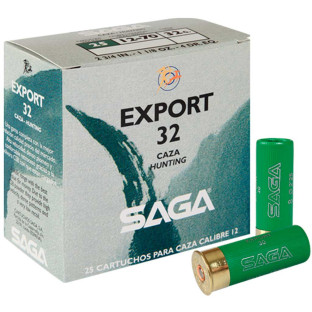 Патрон SAGA Export кал. 12/70 дріб №3/0, навіска 32 гр фото