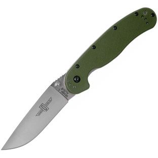 Нож складной Ontario Knife RAT I Linerlock Oliage green фото