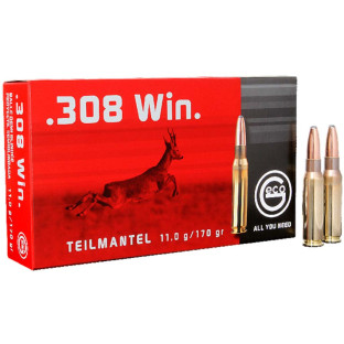 Патрон GECO кал. 308 Win пуля TM, масса 11 гр/170 гран фото