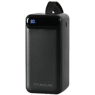 Повербанк Titanum 741S 50000mAh 22.5W Black фото