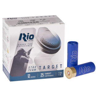 Патрон RIO Star Team Target кал. 12/70 дріб № 7.5 (2,4 мм), навіска 28 г фото