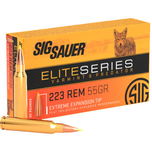 Патрон Sig Sauer Varmint&Predator кал. 223 Rem куля EET, маcа 3.56 г/55 гран фото