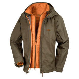 Куртка Blaser Active Outfits Hybrid Breaker 2in1 (Размер L, Зеленый/Оранжевый) фото