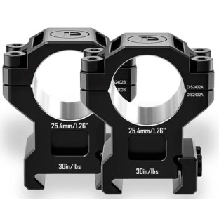 Кольца Discovery Optics 6061 (25.4 мм) Medium на Weaver/Picatinny. ВН – 19.3 мм фото